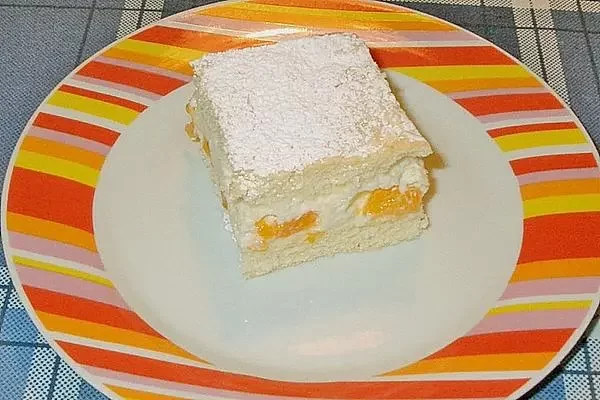 Mandarinen Quark Schnitten