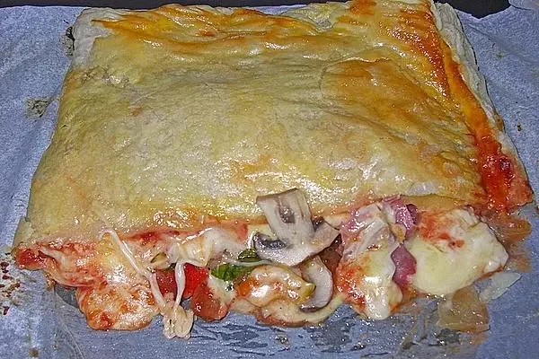 Calzone mit Blätterteig Rezept