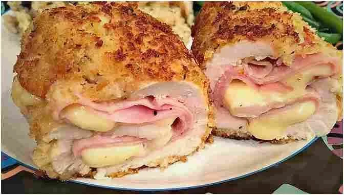 Hähnchenbrust-mit-Parmesankruste-überbacken