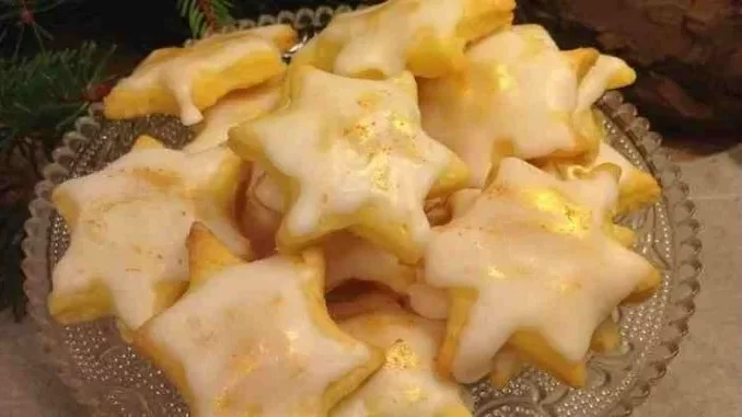 Zarte Zitronensterne Rezept
