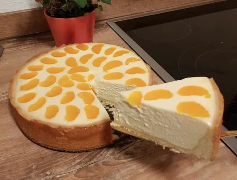 Kässekuchen mit Mandarinen Rezept