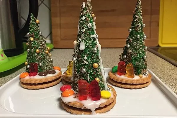 Weihnachtsbäumchen zum Essen