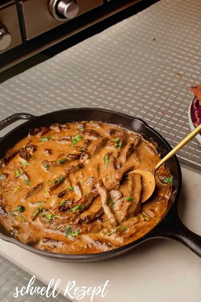Bœuf Stroganoff Mit Zartem Rinderfilet