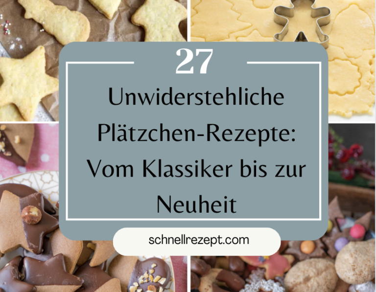 Eine Collage aus verschiedenen Keksen und Gebäckstücken.