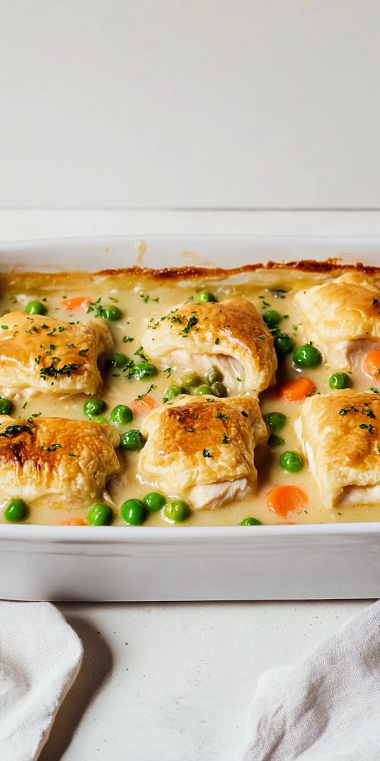 One-Pan Chicken Pot Pie Bake